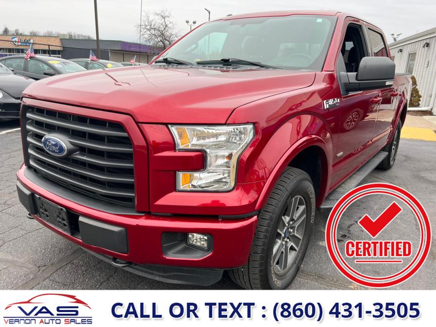 Used Ford F-150 4WD SuperCrew 145" XLT 2015 | Vernon Auto Sale & Service. Manchester, Connecticut