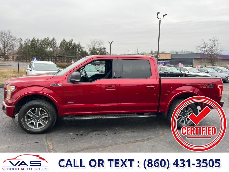 2015 Ford F-150 4WD SuperCrew 145" XLT, available for sale in Manchester, Connecticut | Vernon Auto Sale & Service. Manchester, Connecticut 2015 Ford F-150 4WD SuperCrew 145" XLT, available for sale in Manchester, Connecticut | Vernon Auto Sale & Service. Manchester, Connecticut
