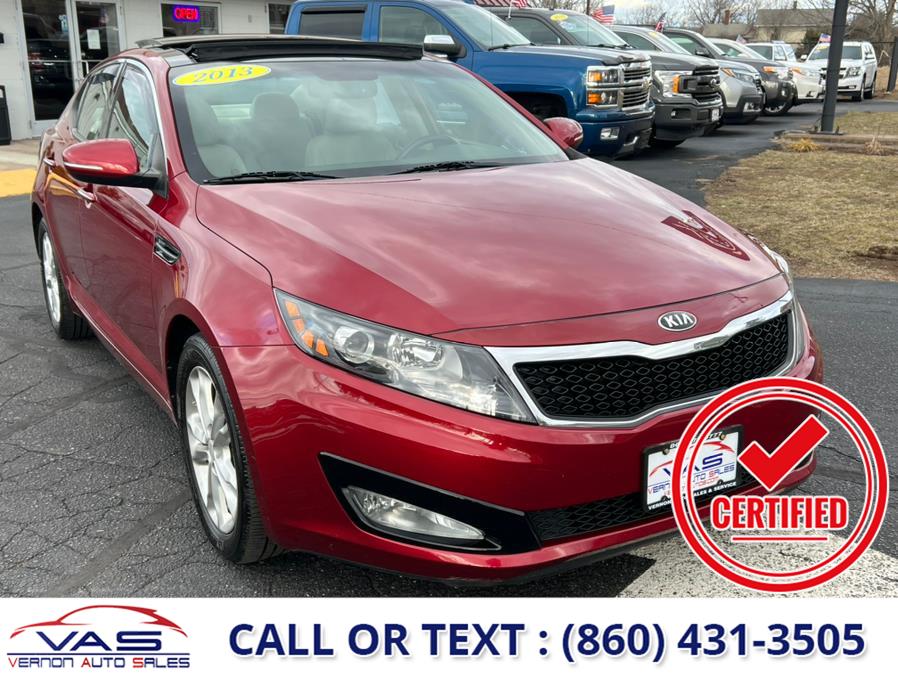 2013 Kia Optima 4dr Sdn EX, available for sale in Manchester, Connecticut | Vernon Auto Sale & Service. Manchester, Connecticut 2013 Kia Optima 4dr Sdn EX, available for sale in Manchester, Connecticut | Vernon Auto Sale & Service. Manchester, Connecticut