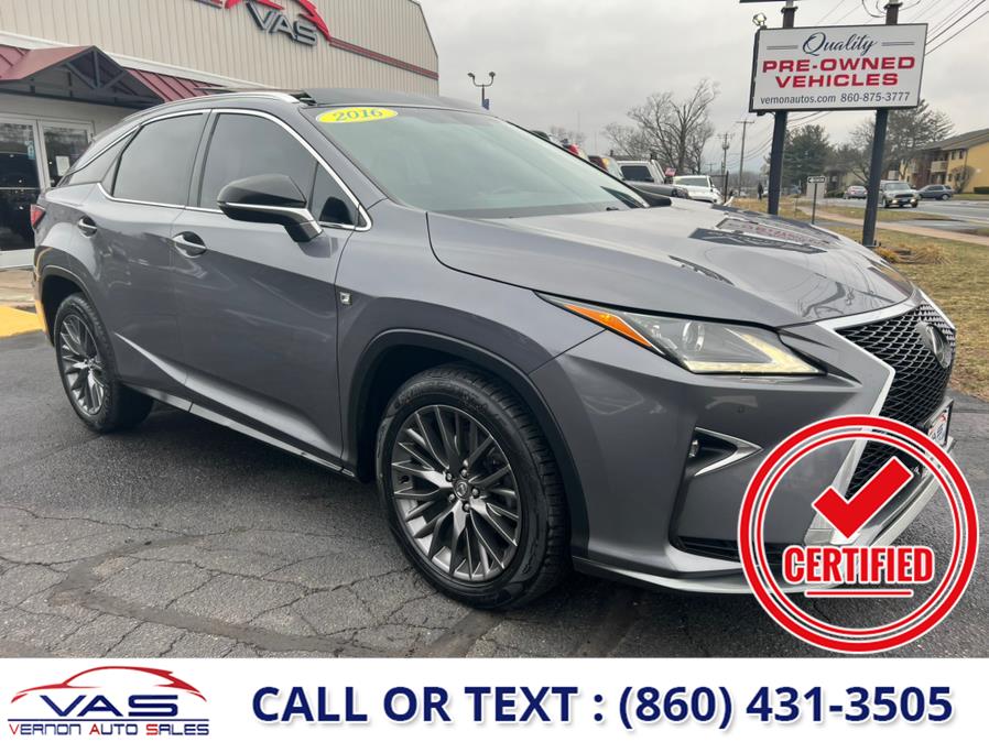 2016 Lexus RX 350 AWD 4dr F Sport, available for sale in Manchester, Connecticut | Vernon Auto Sale & Service. Manchester, Connecticut 2016 Lexus RX 350 AWD 4dr F Sport, available for sale in Manchester, Connecticut | Vernon Auto Sale & Service. Manchester, Connecticut