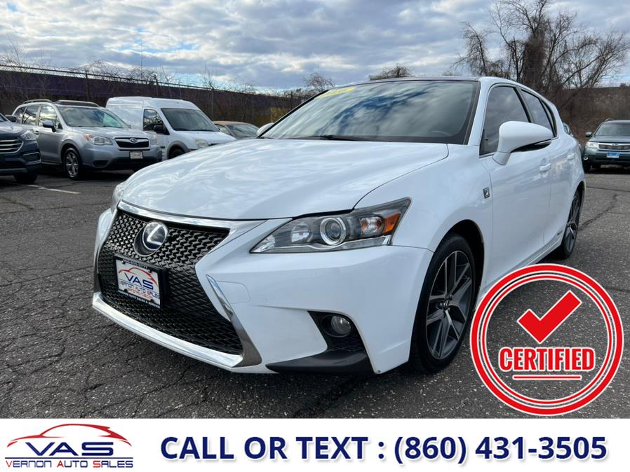 2016 Lexus CT 200h F Sport 5dr Sdn Hybrid, available for sale in Manchester, Connecticut | Vernon Auto Sale & Service. Manchester, Connecticut 2016 Lexus CT 200h F Sport 5dr Sdn Hybrid, available for sale in Manchester, Connecticut | Vernon Auto Sale & Service. Manchester, Connecticut