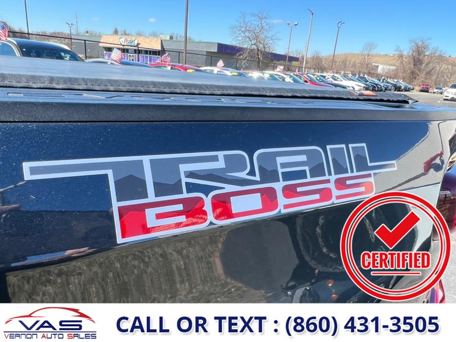 2019 Chevrolet Silverado 1500 4WD Double Cab 147" Custom Trail Boss, available for sale in Manchester, Connecticut | Vernon Auto Sale & Service. Manchester, Connecticut 2019 Chevrolet Silverado 1500 4WD Double Cab 147" Custom Trail Boss, available for sale in Manchester, Connecticut | Vernon Auto Sale & Service. Manchester, Connecticut