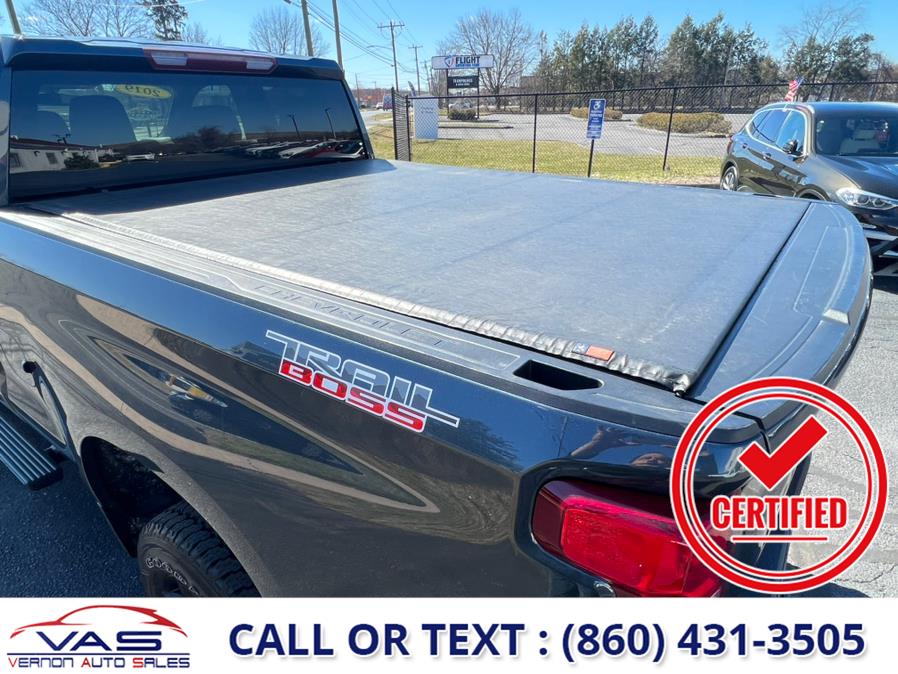 2019 Chevrolet Silverado 1500 4WD Double Cab 147" Custom Trail Boss, available for sale in Manchester, Connecticut | Vernon Auto Sale & Service. Manchester, Connecticut 2019 Chevrolet Silverado 1500 4WD Double Cab 147" Custom Trail Boss, available for sale in Manchester, Connecticut | Vernon Auto Sale & Service. Manchester, Connecticut