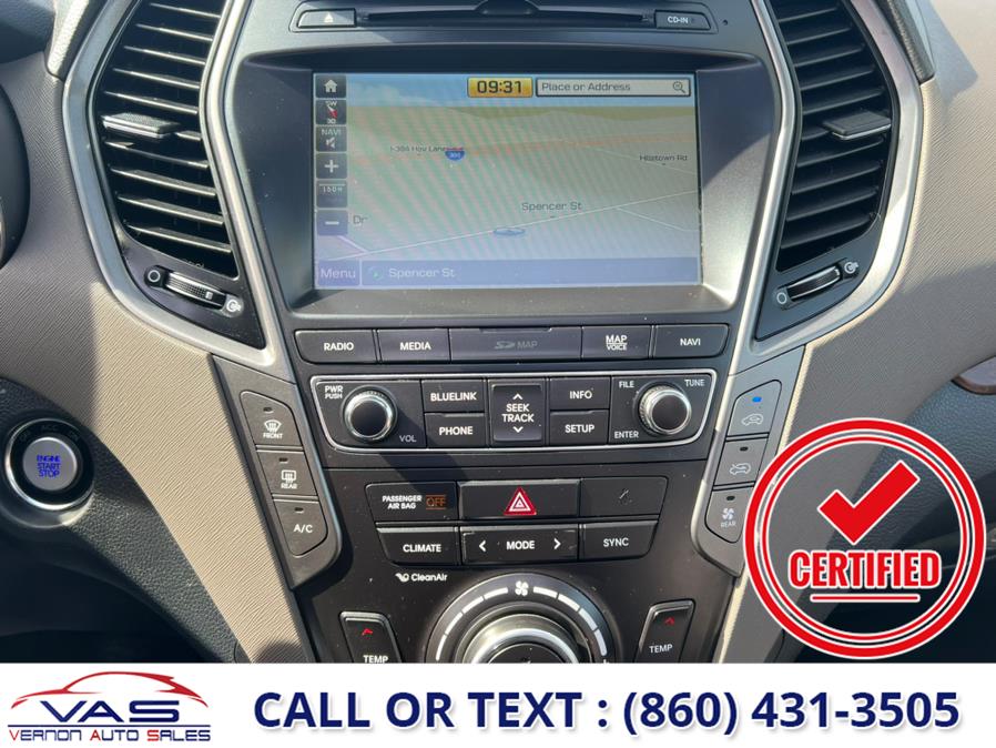2018 Hyundai Santa Fe Limited Ultimate 3.3L Auto AWD, available for sale in Manchester, Connecticut | Vernon Auto Sale & Service. Manchester, Connecticut 2018 Hyundai Santa Fe Limited Ultimate 3.3L Auto AWD, available for sale in Manchester, Connecticut | Vernon Auto Sale & Service. Manchester, Connecticut