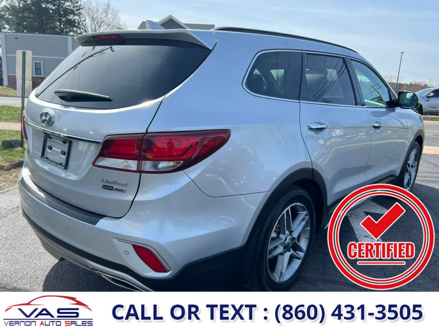 2018 Hyundai Santa Fe Limited Ultimate 3.3L Auto AWD, available for sale in Manchester, Connecticut | Vernon Auto Sale & Service. Manchester, Connecticut 2018 Hyundai Santa Fe Limited Ultimate 3.3L Auto AWD, available for sale in Manchester, Connecticut | Vernon Auto Sale & Service. Manchester, Connecticut