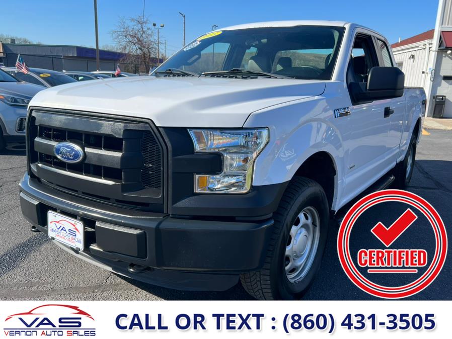 2015 Ford F-150 4WD SuperCab 145" XL, available for sale in Manchester, Connecticut | Vernon Auto Sale & Service. Manchester, Connecticut 2015 Ford F-150 4WD SuperCab 145" XL, available for sale in Manchester, Connecticut | Vernon Auto Sale & Service. Manchester, Connecticut