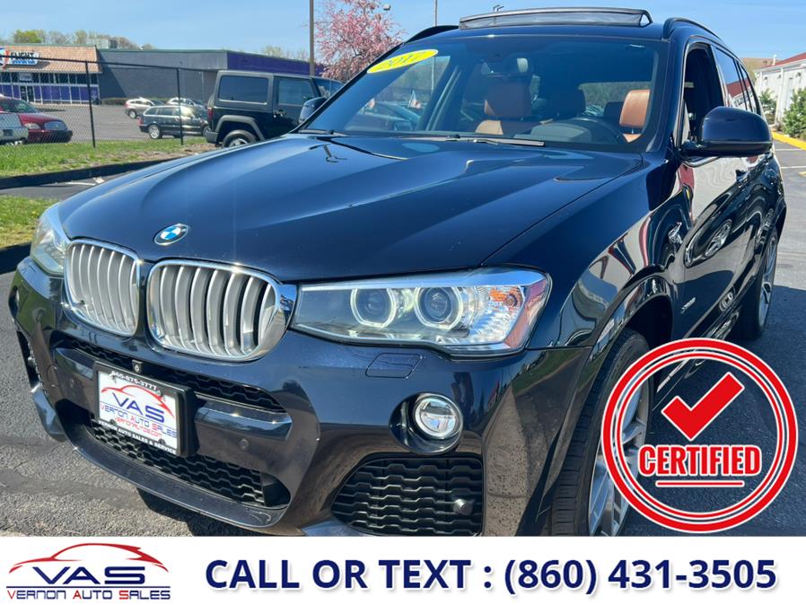 2017 BMW X3 xDrive28i Sports Activity Vehicle  M Package, available for sale in Manchester, Connecticut | Vernon Auto Sale & Service. Manchester, Connecticut