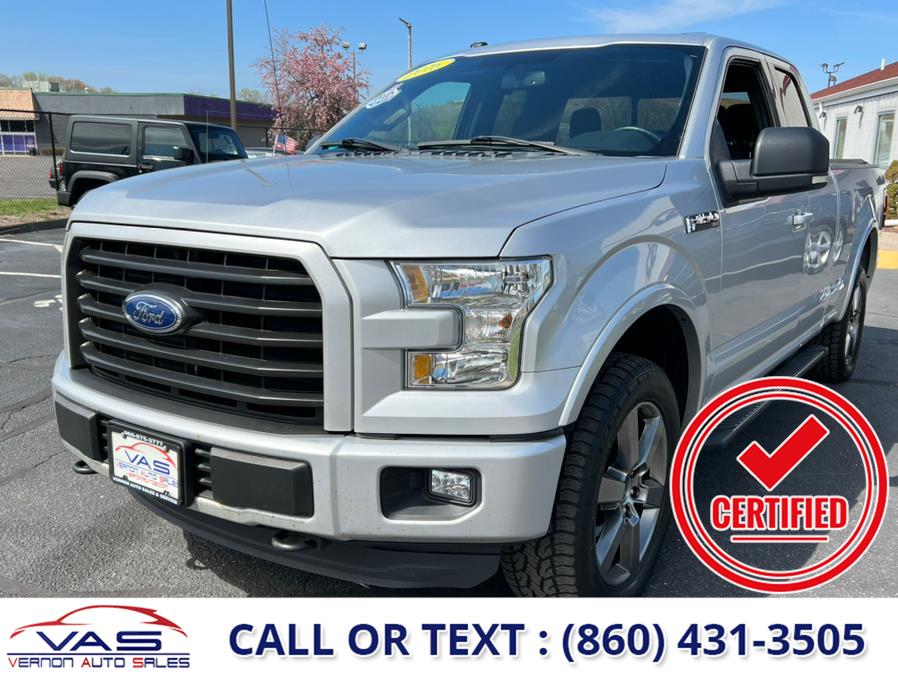 2016 Ford F-150 4WD SuperCab 145" XLT, available for sale in Manchester, Connecticut | Vernon Auto Sale & Service. Manchester, Connecticut