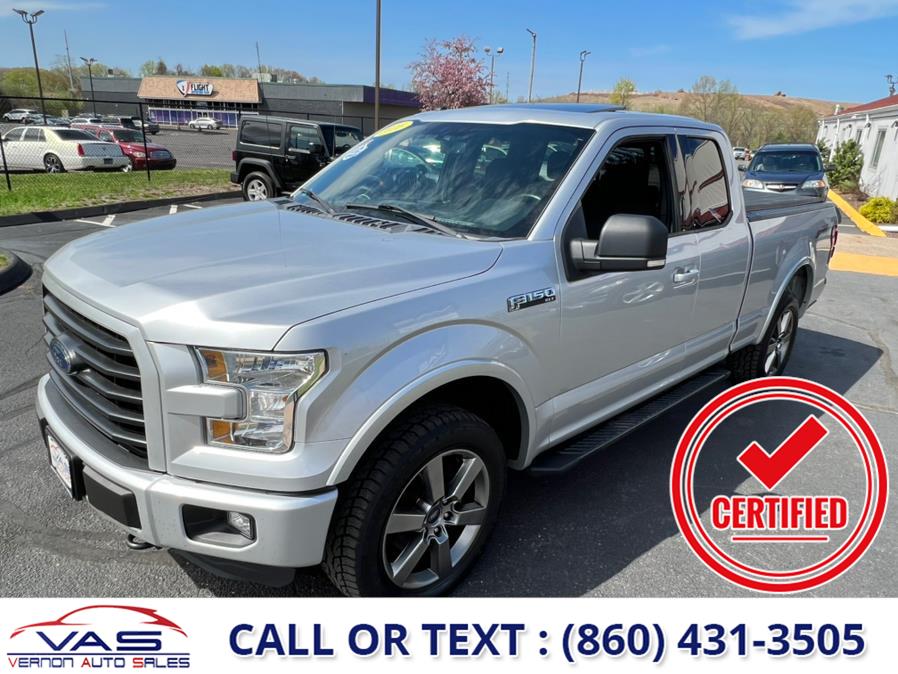 2016 Ford F-150 4WD SuperCab 145" XLT, available for sale in Manchester, Connecticut | Vernon Auto Sale & Service. Manchester, Connecticut 2016 Ford F-150 4WD SuperCab 145" XLT, available for sale in Manchester, Connecticut | Vernon Auto Sale & Service. Manchester, Connecticut