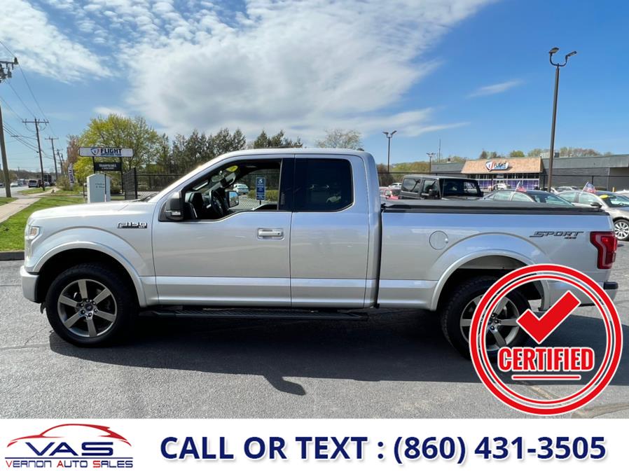 2016 Ford F-150 4WD SuperCab 145" XLT, available for sale in Manchester, Connecticut | Vernon Auto Sale & Service. Manchester, Connecticut 2016 Ford F-150 4WD SuperCab 145" XLT, available for sale in Manchester, Connecticut | Vernon Auto Sale & Service. Manchester, Connecticut