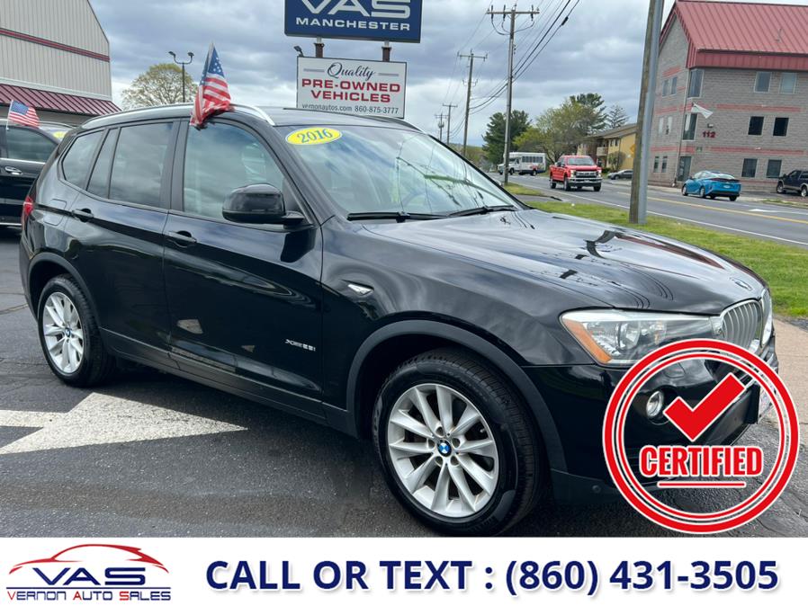2016 BMW X3 AWD 4dr xDrive28i, available for sale in Manchester, Connecticut | Vernon Auto Sale & Service. Manchester, Connecticut 2016 BMW X3 AWD 4dr xDrive28i, available for sale in Manchester, Connecticut | Vernon Auto Sale & Service. Manchester, Connecticut
