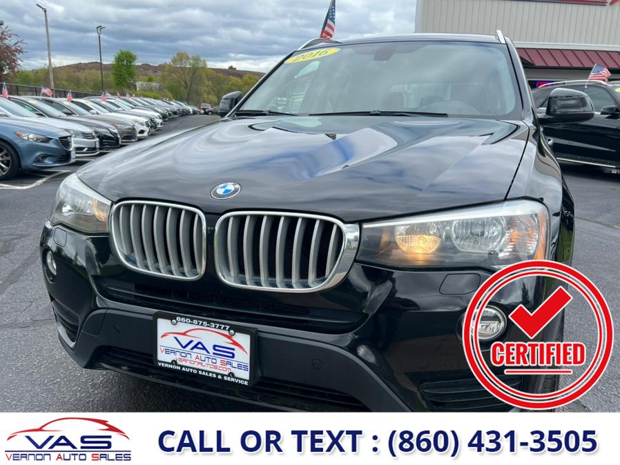 2016 BMW X3 AWD 4dr xDrive28i, available for sale in Manchester, Connecticut | Vernon Auto Sale & Service. Manchester, Connecticut 2016 BMW X3 AWD 4dr xDrive28i, available for sale in Manchester, Connecticut | Vernon Auto Sale & Service. Manchester, Connecticut