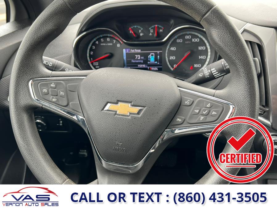 2017 Chevrolet Cruze 4dr HB 1.4L LT w/1SD, available for sale in Manchester, Connecticut | Vernon Auto Sale & Service. Manchester, Connecticut 2017 Chevrolet Cruze 4dr HB 1.4L LT w/1SD, available for sale in Manchester, Connecticut | Vernon Auto Sale & Service. Manchester, Connecticut