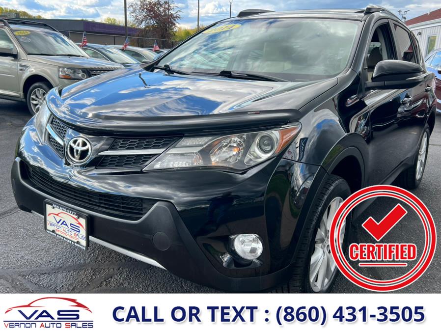 2014 Toyota RAV4 AWD 4dr Limited (Natl), available for sale in Manchester, Connecticut | Vernon Auto Sale & Service. Manchester, Connecticut 2014 Toyota RAV4 AWD 4dr Limited (Natl), available for sale in Manchester, Connecticut | Vernon Auto Sale & Service. Manchester, Connecticut