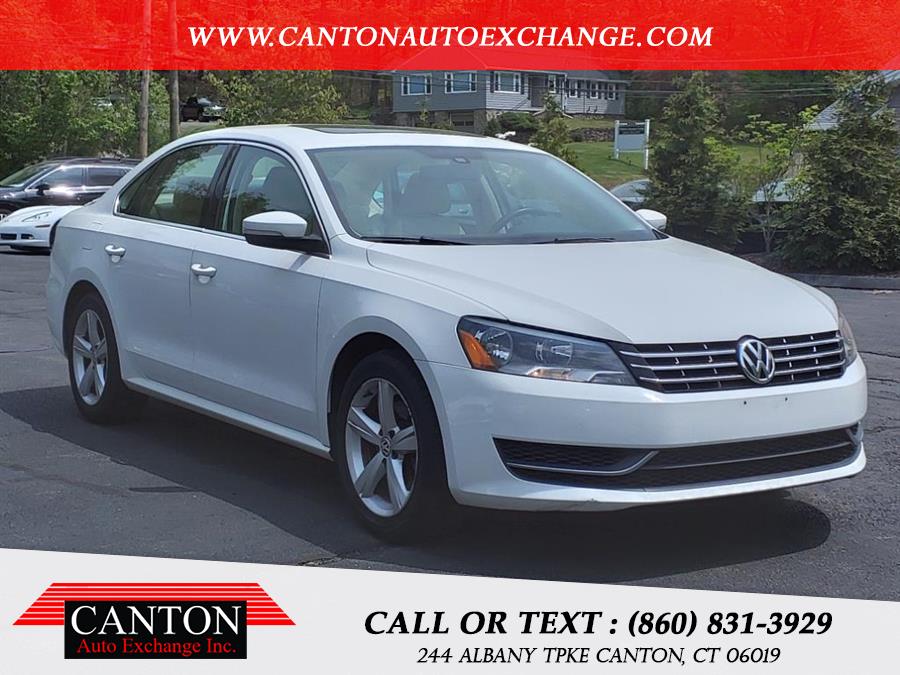 2013 Volkswagen Passat TDI SE, available for sale in Canton, Connecticut | Canton Auto Exchange. Canton, Connecticut 2013 Volkswagen Passat TDI SE, available for sale in Canton, Connecticut | Canton Auto Exchange. Canton, Connecticut