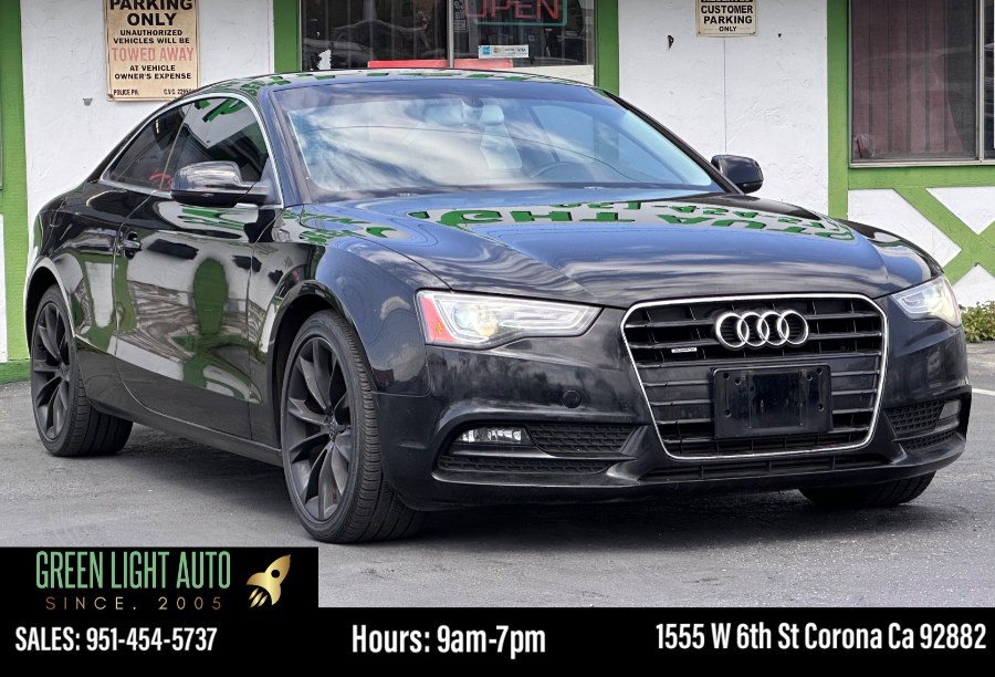 2013 Audi A5 2dr Cpe Auto quattro 2.0T Premium, available for sale in Corona, California | Green Light Auto. Corona, California 2013 Audi A5 2dr Cpe Auto quattro 2.0T Premium, available for sale in Corona, California | Green Light Auto. Corona, California