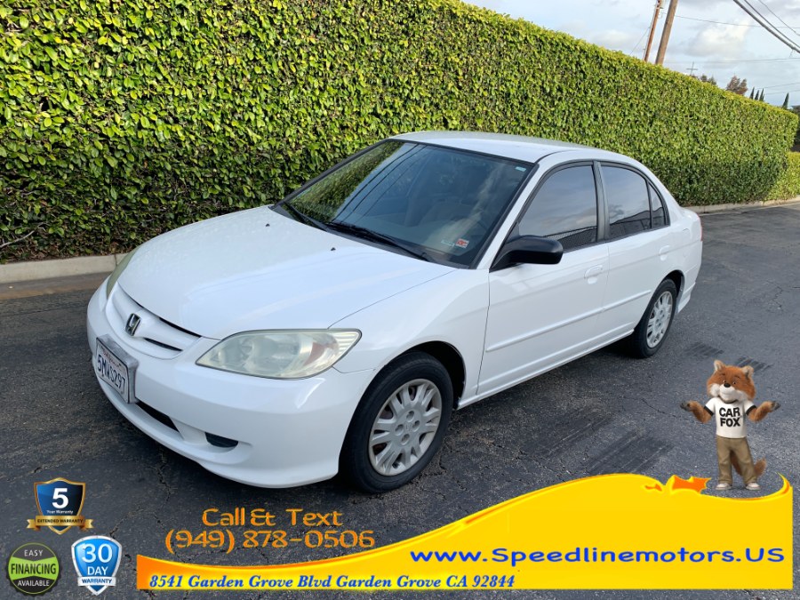 2005 Honda Civic Sdn LX AT, available for sale in Garden Grove, California | Speedline Motors. Garden Grove, California 2005 Honda Civic Sdn LX AT, available for sale in Garden Grove, California | Speedline Motors. Garden Grove, California