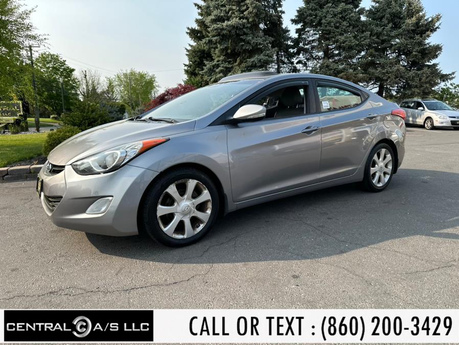 2012 Hyundai Elantra 4dr Sdn Auto Limited, available for sale in East Windsor, Connecticut | Central A/S LLC. East Windsor, Connecticut