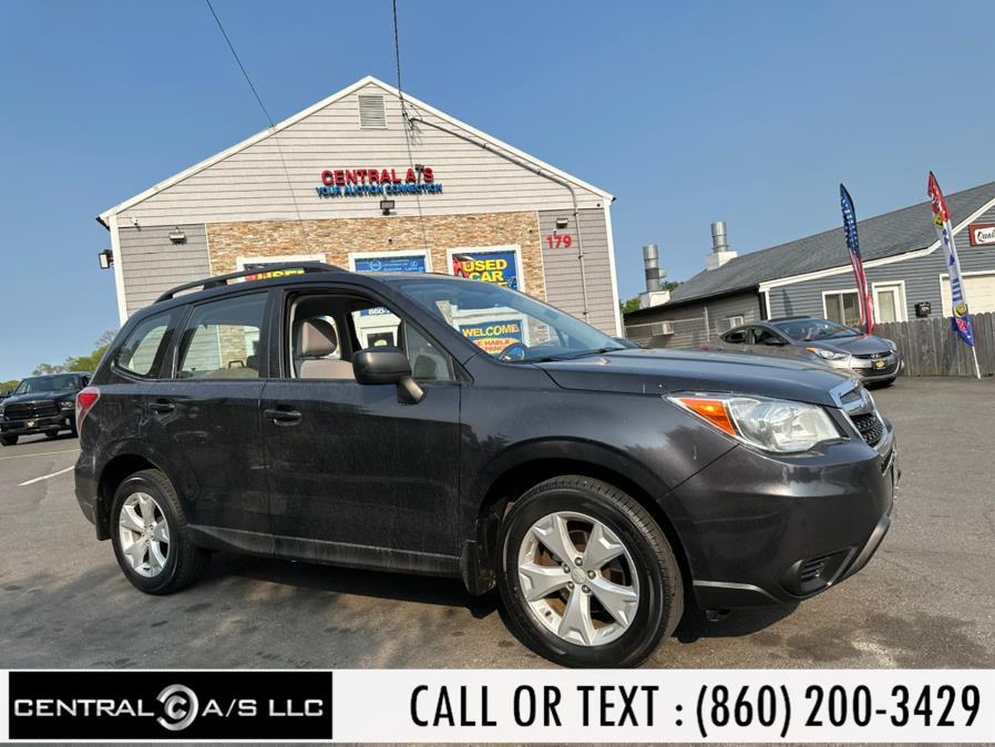 2015 Subaru Forester 4dr CVT 2.5i PZEV, available for sale in East Windsor, Connecticut | Central A/S LLC. East Windsor, Connecticut 2015 Subaru Forester 4dr CVT 2.5i PZEV, available for sale in East Windsor, Connecticut | Central A/S LLC. East Windsor, Connecticut