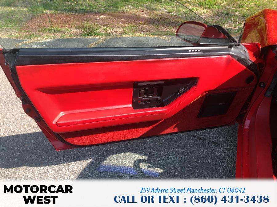 1987 Chevrolet Corvette BASE, available for sale in Manchester, Connecticut | Motorcar West. Manchester, Connecticut 1987 Chevrolet Corvette BASE, available for sale in Manchester, Connecticut | Motorcar West. Manchester, Connecticut