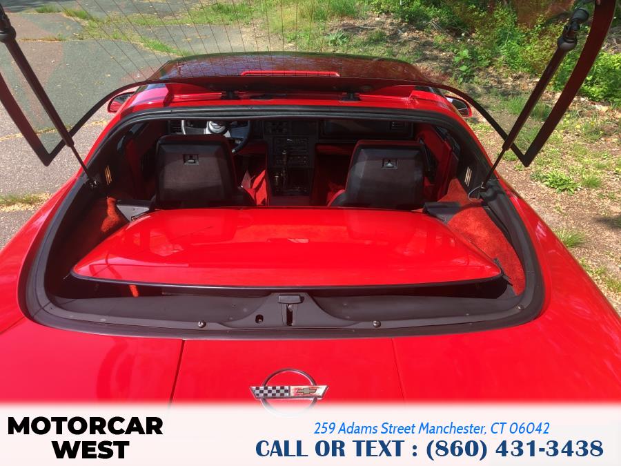 1987 Chevrolet Corvette BASE, available for sale in Manchester, Connecticut | Motorcar West. Manchester, Connecticut 1987 Chevrolet Corvette BASE, available for sale in Manchester, Connecticut | Motorcar West. Manchester, Connecticut