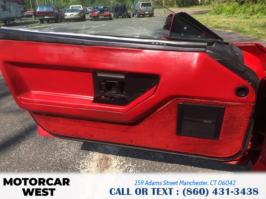 1987 Chevrolet Corvette BASE, available for sale in Manchester, Connecticut | Motorcar West. Manchester, Connecticut 1987 Chevrolet Corvette BASE, available for sale in Manchester, Connecticut | Motorcar West. Manchester, Connecticut