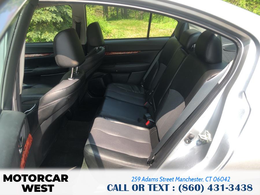 2012 Subaru Legacy 4dr Sdn H6 Auto 3.6R Limited, available for sale in Manchester, Connecticut | Motorcar West. Manchester, Connecticut 2012 Subaru Legacy 4dr Sdn H6 Auto 3.6R Limited, available for sale in Manchester, Connecticut | Motorcar West. Manchester, Connecticut