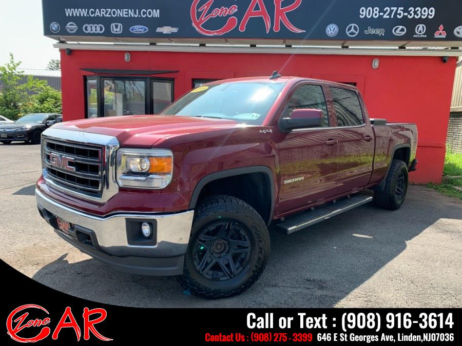 2015 GMC Sierra 1500 4WD Crew Cab 143.5" SLE, available for sale in Linden, New Jersey | Car Zone. Linden, New Jersey 2015 GMC Sierra 1500 4WD Crew Cab 143.5" SLE, available for sale in Linden, New Jersey | Car Zone. Linden, New Jersey