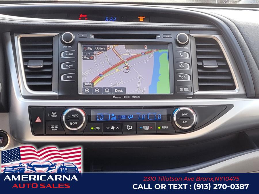 2018 Toyota Highlander XLE V6 AWD (Natl), available for sale in Bronx, New York | Americarna Auto Sales LLC. Bronx, New York 2018 Toyota Highlander XLE V6 AWD (Natl), available for sale in Bronx, New York | Americarna Auto Sales LLC. Bronx, New York