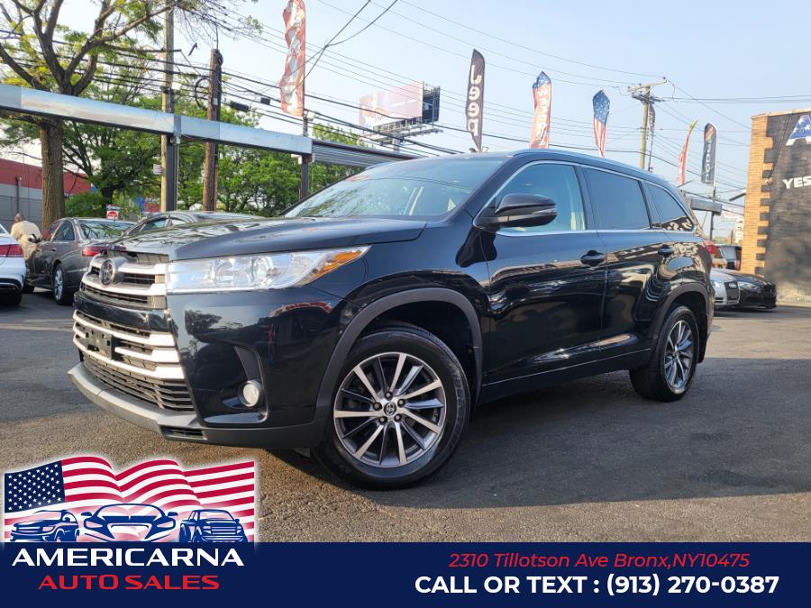 2018 Toyota Highlander XLE V6 AWD (Natl), available for sale in Bronx, New York | Americarna Auto Sales LLC. Bronx, New York 2018 Toyota Highlander XLE V6 AWD (Natl), available for sale in Bronx, New York | Americarna Auto Sales LLC. Bronx, New York