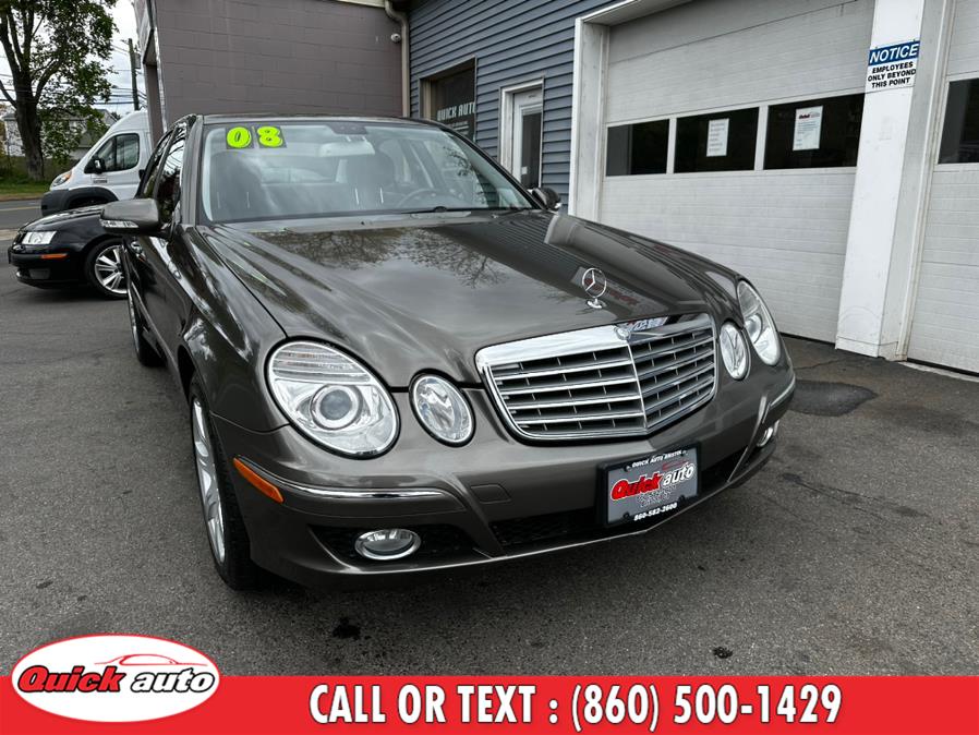 2008 Mercedes-Benz E-Class 4dr Sdn Luxury 3.5L 4MATIC, available for sale in Bristol, Connecticut | Quick Auto LLC. Bristol, Connecticut 2008 Mercedes-Benz E-Class 4dr Sdn Luxury 3.5L 4MATIC, available for sale in Bristol, Connecticut | Quick Auto LLC. Bristol, Connecticut