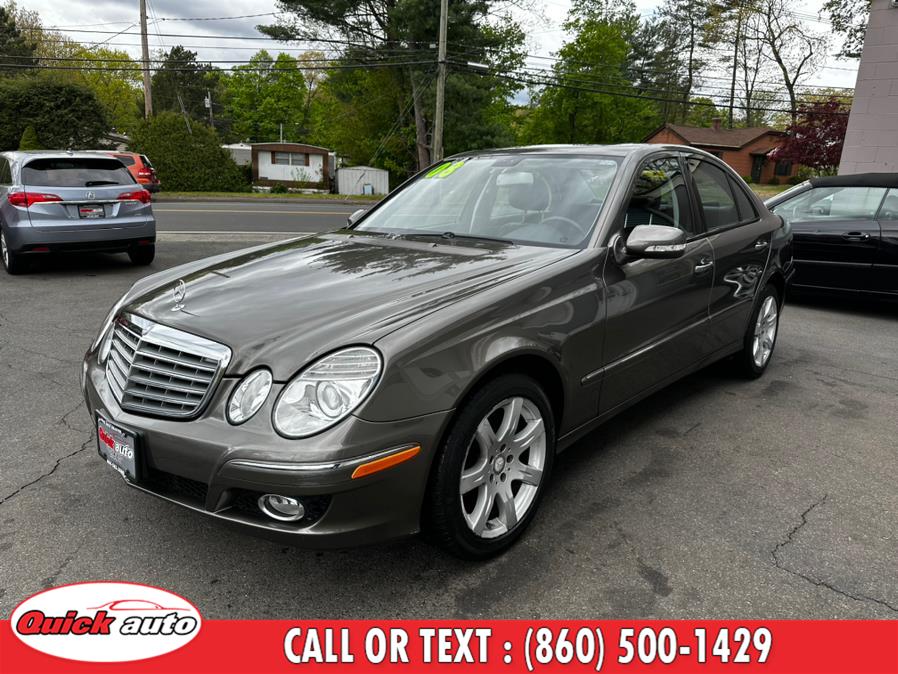 2008 Mercedes-Benz E-Class 4dr Sdn Luxury 3.5L 4MATIC, available for sale in Bristol, Connecticut | Quick Auto LLC. Bristol, Connecticut 2008 Mercedes-Benz E-Class 4dr Sdn Luxury 3.5L 4MATIC, available for sale in Bristol, Connecticut | Quick Auto LLC. Bristol, Connecticut