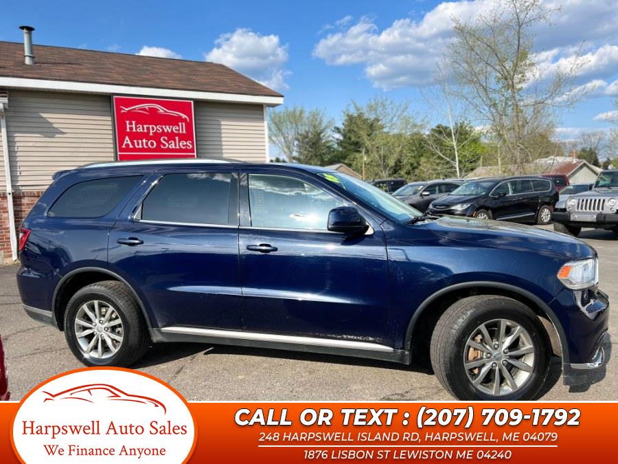 2018 Dodge Durango SXT AWD, available for sale in Harpswell, Maine | Harpswell Auto Sales Inc. Harpswell, Maine 2018 Dodge Durango SXT AWD, available for sale in Harpswell, Maine | Harpswell Auto Sales Inc. Harpswell, Maine