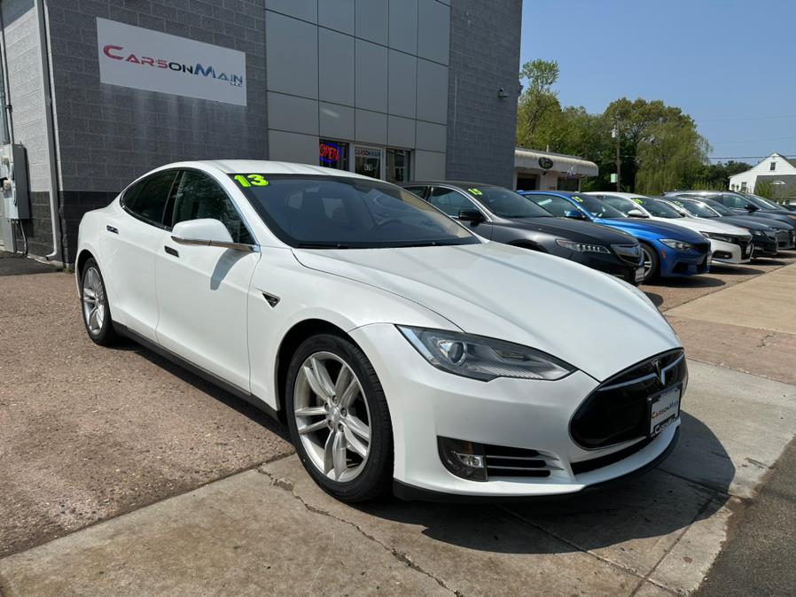 2013 Tesla Model S 4dr Sdn, available for sale in Manchester, Connecticut | Carsonmain LLC. Manchester, Connecticut
