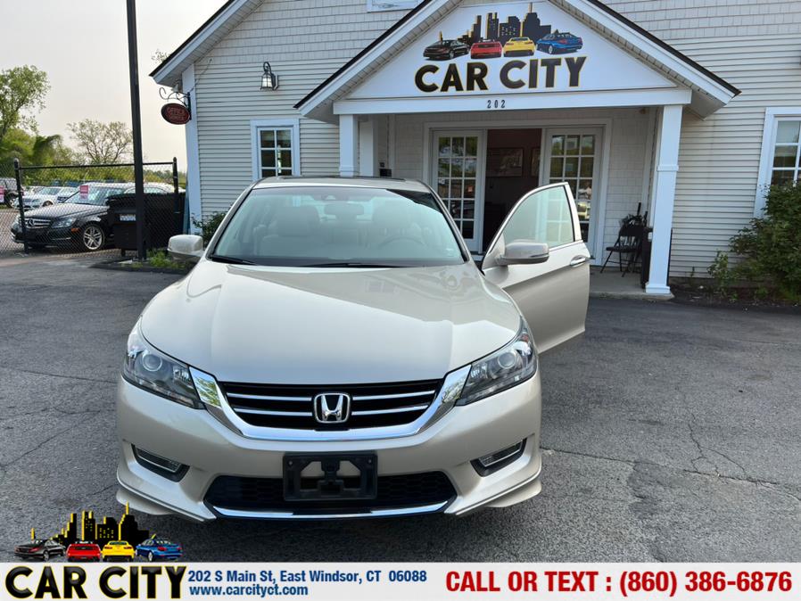2013 Honda Accord Sdn 4dr V6 Auto EX-L w/Navi, available for sale in East Windsor, Connecticut | Car City LLC. East Windsor, Connecticut 2013 Honda Accord Sdn 4dr V6 Auto EX-L w/Navi, available for sale in East Windsor, Connecticut | Car City LLC. East Windsor, Connecticut