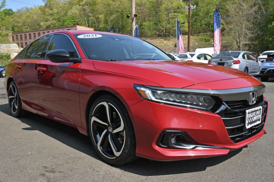 2021 Honda Accord Sedan Sport SE 1.5T CVT, available for sale in Waterbury, Connecticut | Highline Car Connection. Waterbury, Connecticut 2021 Honda Accord Sedan Sport SE 1.5T CVT, available for sale in Waterbury, Connecticut | Highline Car Connection. Waterbury, Connecticut
