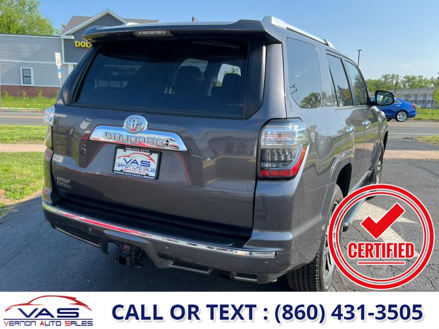2015 Toyota 4Runner 4WD 4dr V6 Limited (Natl), available for sale in Manchester, Connecticut | Vernon Auto Sale & Service. Manchester, Connecticut 2015 Toyota 4Runner 4WD 4dr V6 Limited (Natl), available for sale in Manchester, Connecticut | Vernon Auto Sale & Service. Manchester, Connecticut