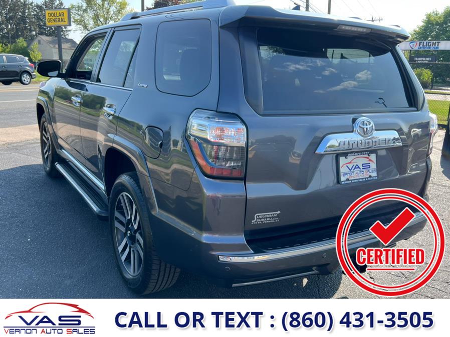 2015 Toyota 4Runner 4WD 4dr V6 Limited (Natl), available for sale in Manchester, Connecticut | Vernon Auto Sale & Service. Manchester, Connecticut 2015 Toyota 4Runner 4WD 4dr V6 Limited (Natl), available for sale in Manchester, Connecticut | Vernon Auto Sale & Service. Manchester, Connecticut