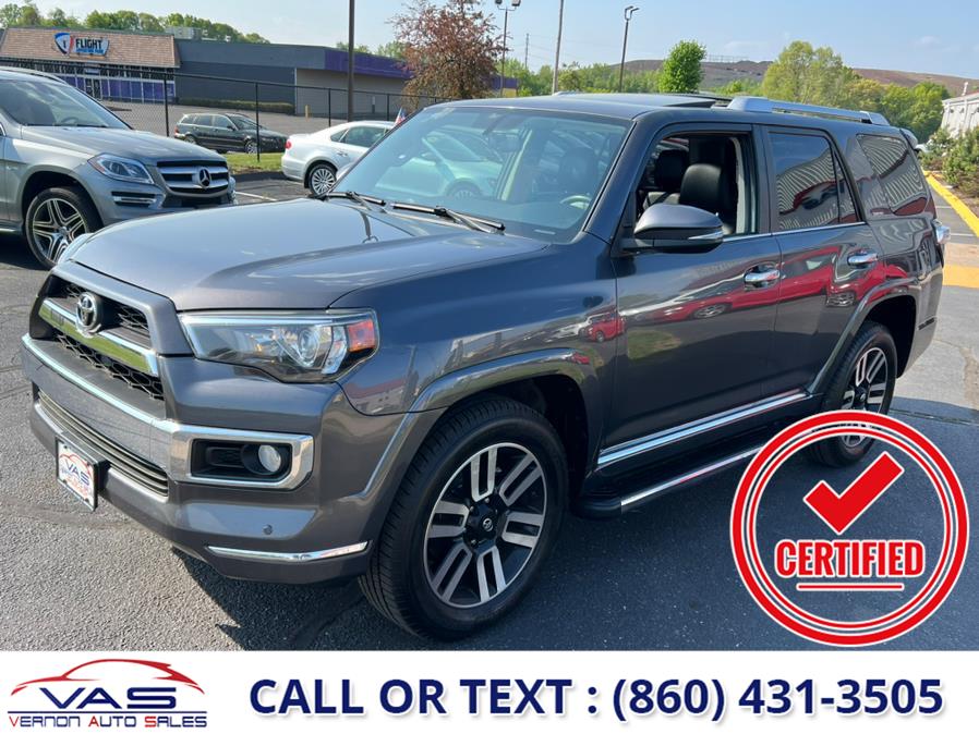 2015 Toyota 4Runner 4WD 4dr V6 Limited (Natl), available for sale in Manchester, Connecticut | Vernon Auto Sale & Service. Manchester, Connecticut 2015 Toyota 4Runner 4WD 4dr V6 Limited (Natl), available for sale in Manchester, Connecticut | Vernon Auto Sale & Service. Manchester, Connecticut