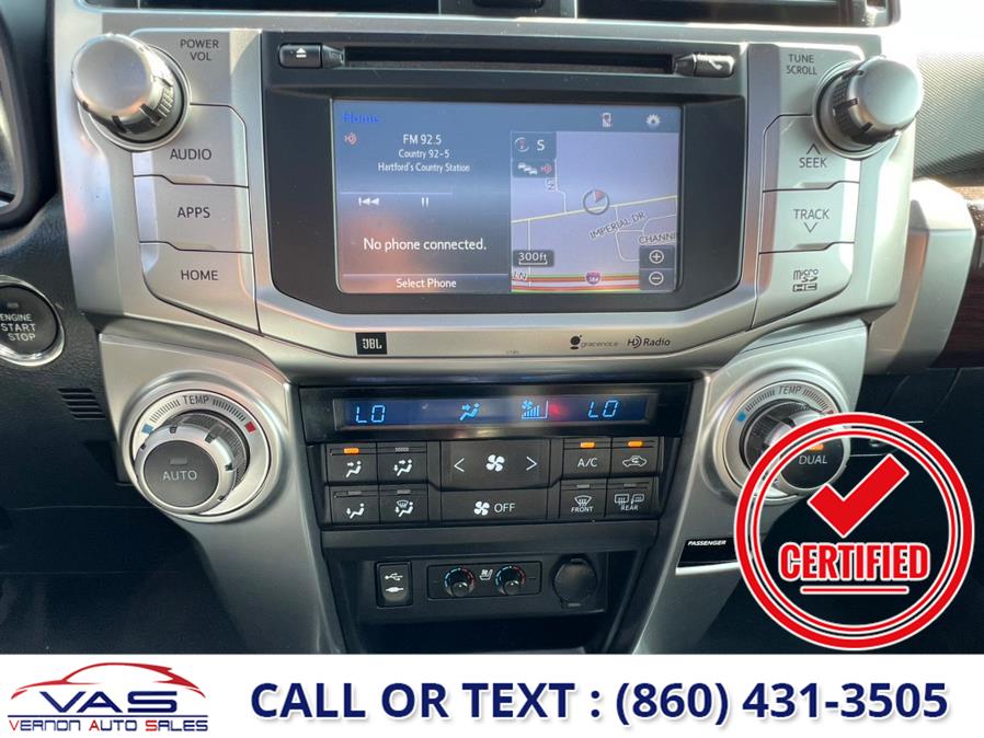 2015 Toyota 4Runner 4WD 4dr V6 Limited (Natl), available for sale in Manchester, Connecticut | Vernon Auto Sale & Service. Manchester, Connecticut 2015 Toyota 4Runner 4WD 4dr V6 Limited (Natl), available for sale in Manchester, Connecticut | Vernon Auto Sale & Service. Manchester, Connecticut