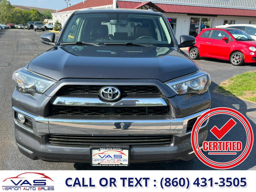 2015 Toyota 4Runner 4WD 4dr V6 Limited (Natl), available for sale in Manchester, Connecticut | Vernon Auto Sale & Service. Manchester, Connecticut 2015 Toyota 4Runner 4WD 4dr V6 Limited (Natl), available for sale in Manchester, Connecticut | Vernon Auto Sale & Service. Manchester, Connecticut