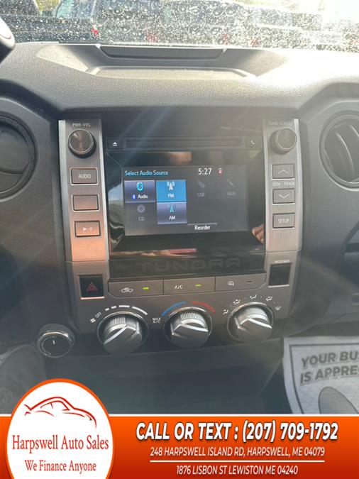2017 Toyota Tundra 4WD SR5 Double Cab 6.5'' Bed 4.6L (Natl), available for sale in Harpswell, Maine | Harpswell Auto Sales Inc. Harpswell, Maine 2017 Toyota Tundra 4WD SR5 Double Cab 6.5'' Bed 4.6L (Natl), available for sale in Harpswell, Maine | Harpswell Auto Sales Inc. Harpswell, Maine