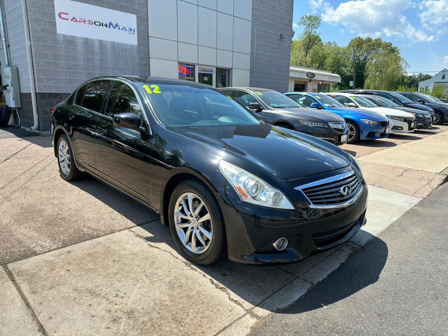 2012 Infiniti G37 Sedan 4dr x AWD, available for sale in Manchester, Connecticut | Carsonmain LLC. Manchester, Connecticut