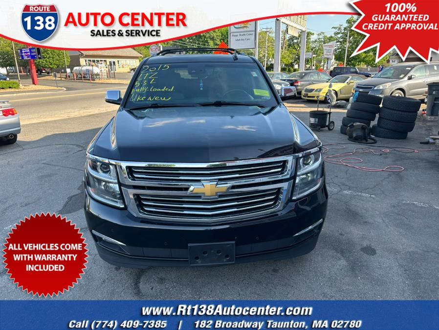 2015 Chevrolet Suburban 4WD 4dr LTZ, available for sale in Taunton, Massachusetts | Rt 138 Auto Center Inc . Taunton, Massachusetts 2015 Chevrolet Suburban 4WD 4dr LTZ, available for sale in Taunton, Massachusetts | Rt 138 Auto Center Inc . Taunton, Massachusetts
