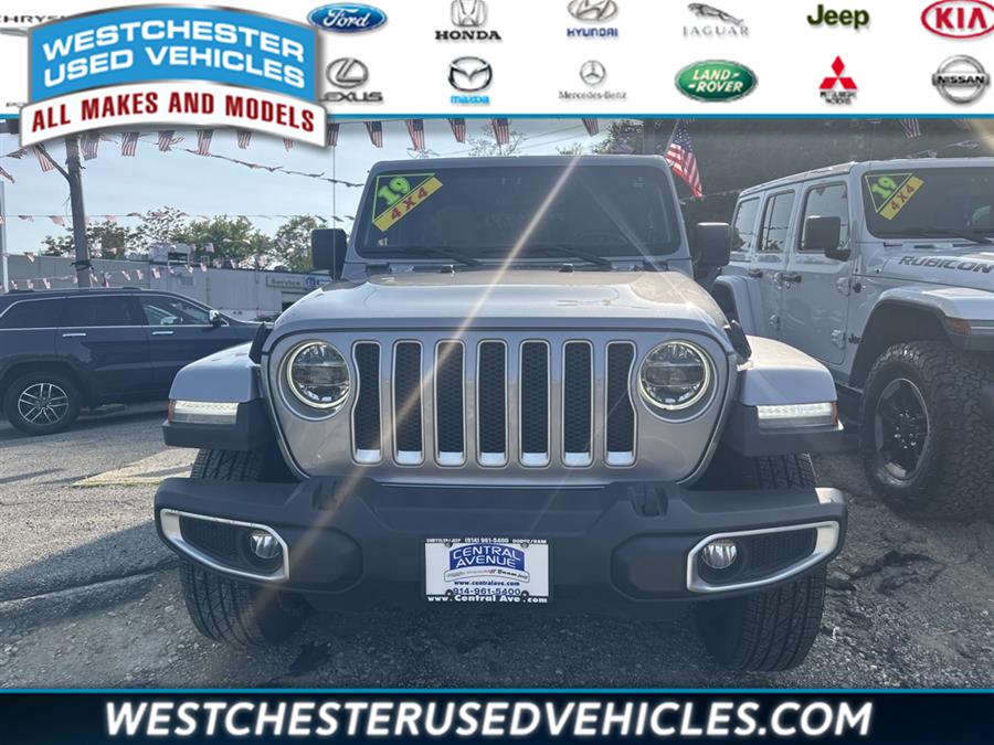 2019 Jeep Wrangler Unlimited Sahara, available for sale in White Plains, New York | Westchester Used Vehicles. White Plains, New York 2019 Jeep Wrangler Unlimited Sahara, available for sale in White Plains, New York | Westchester Used Vehicles. White Plains, New York
