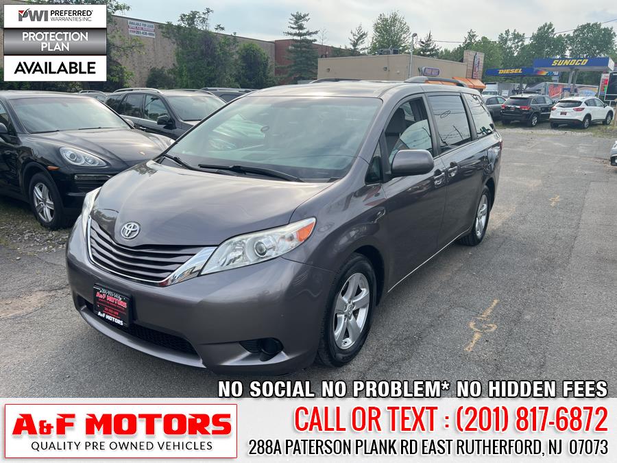 2016 Toyota Sienna 5dr 7-Pass Van LE AAS FWD (Natl), available for sale in East Rutherford, New Jersey | A&F Motors LLC. East Rutherford, New Jersey