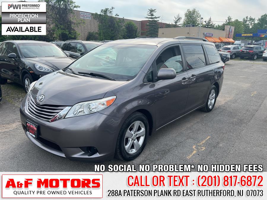 2016 Toyota Sienna 5dr 7-Pass Van LE AAS FWD (Natl), available for sale in East Rutherford, New Jersey | A&F Motors LLC. East Rutherford, New Jersey 2016 Toyota Sienna 5dr 7-Pass Van LE AAS FWD (Natl), available for sale in East Rutherford, New Jersey | A&F Motors LLC. East Rutherford, New Jersey