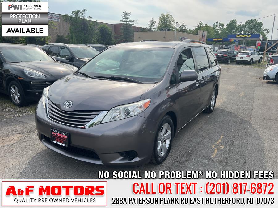 2016 Toyota Sienna 5dr 7-Pass Van LE AAS FWD (Natl), available for sale in East Rutherford, New Jersey | A&F Motors LLC. East Rutherford, New Jersey 2016 Toyota Sienna 5dr 7-Pass Van LE AAS FWD (Natl), available for sale in East Rutherford, New Jersey | A&F Motors LLC. East Rutherford, New Jersey
