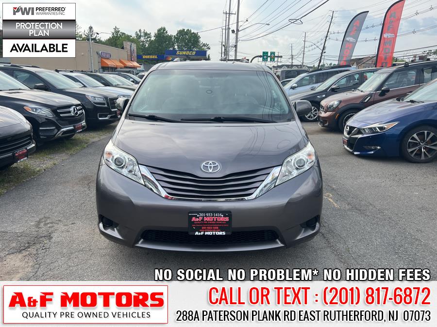 2016 Toyota Sienna 5dr 7-Pass Van LE AAS FWD (Natl), available for sale in East Rutherford, New Jersey | A&F Motors LLC. East Rutherford, New Jersey 2016 Toyota Sienna 5dr 7-Pass Van LE AAS FWD (Natl), available for sale in East Rutherford, New Jersey | A&F Motors LLC. East Rutherford, New Jersey
