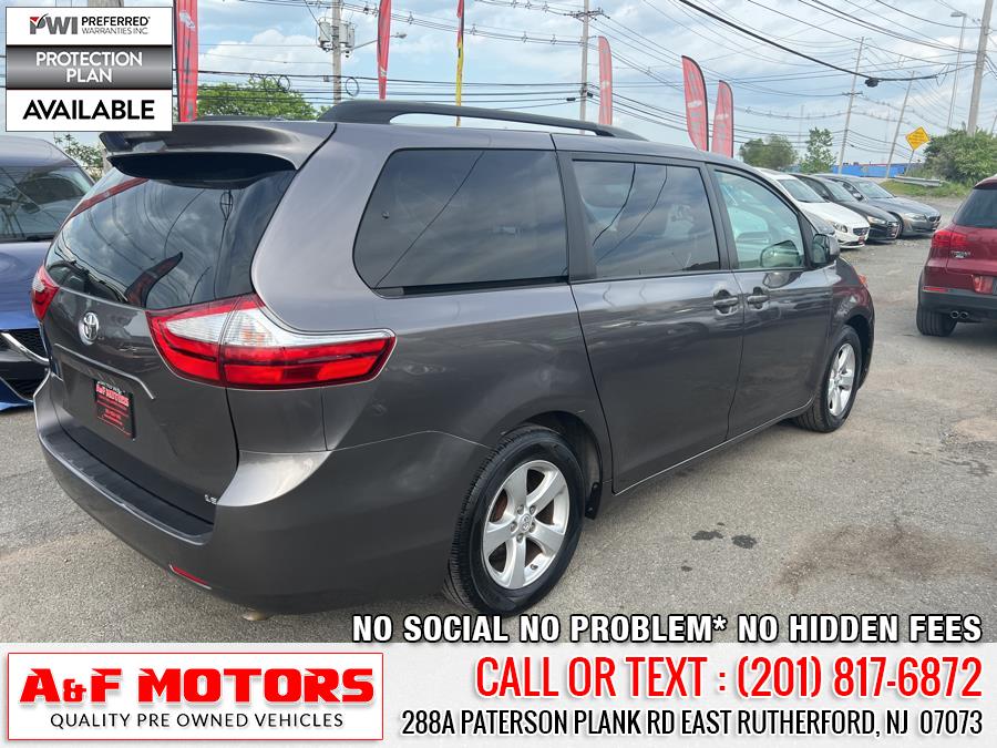 2016 Toyota Sienna 5dr 7-Pass Van LE AAS FWD (Natl), available for sale in East Rutherford, New Jersey | A&F Motors LLC. East Rutherford, New Jersey 2016 Toyota Sienna 5dr 7-Pass Van LE AAS FWD (Natl), available for sale in East Rutherford, New Jersey | A&F Motors LLC. East Rutherford, New Jersey